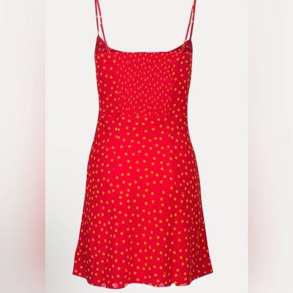 NWOT Realisation Par The Inez Silk Dress In Rossa Size M - Picture 3 of 6